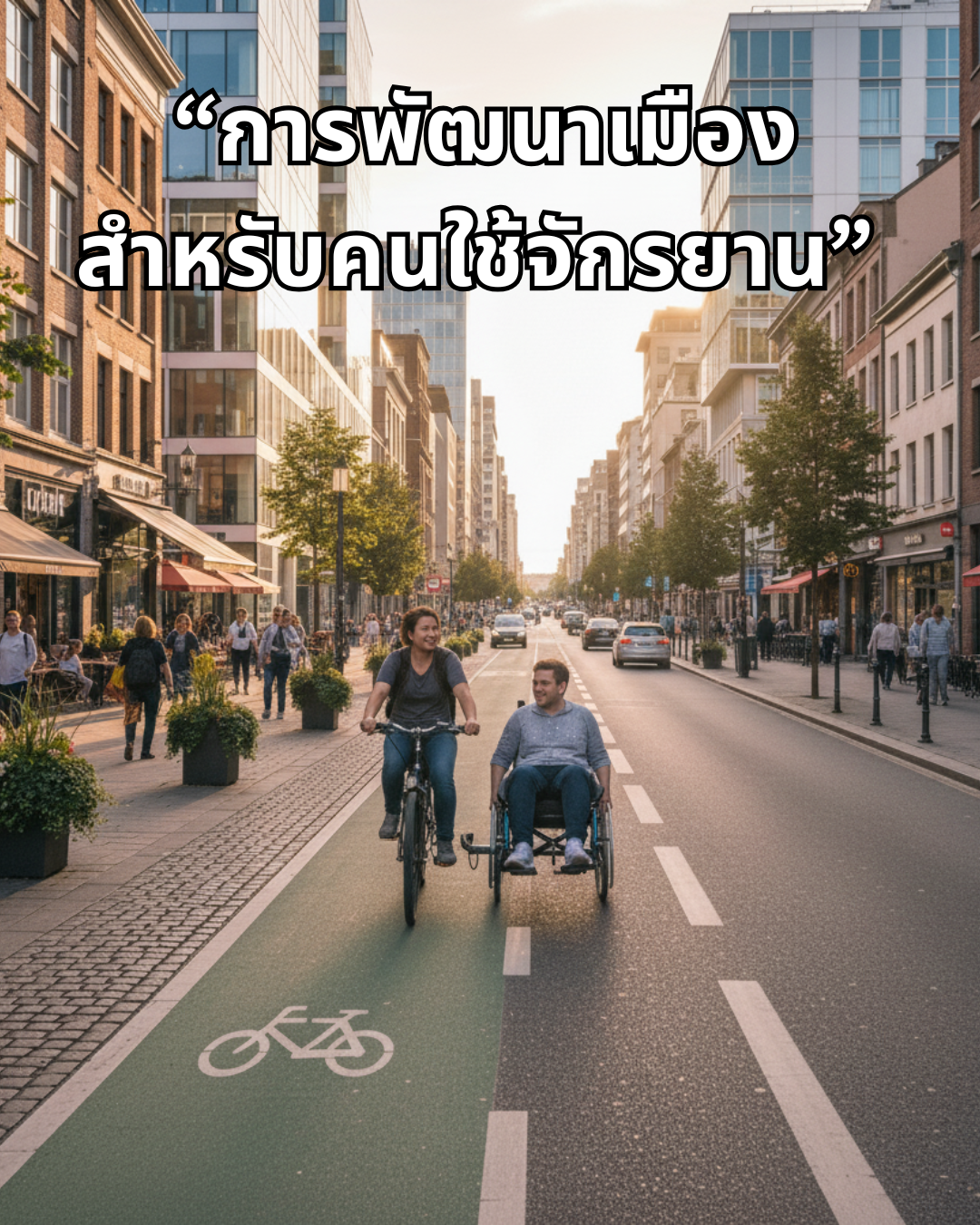 การพัฒนาเมืองสำหรับคนใช้จักรยาน