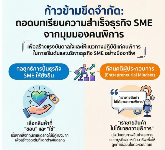 บทบาทของคนพิการในธุรกิจ SME