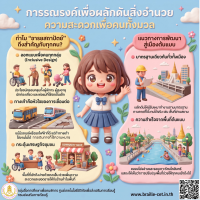 การรณรงค์เพื่อผลักดันสิ่งอํานวยความสะดวกเพื่อคนทั้งมวล