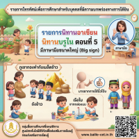 รายการนิทานอาเซียน นิทานบรูไน ตอนที่ 5 มีภาษามือขนาดใหญ่ (Big sign)